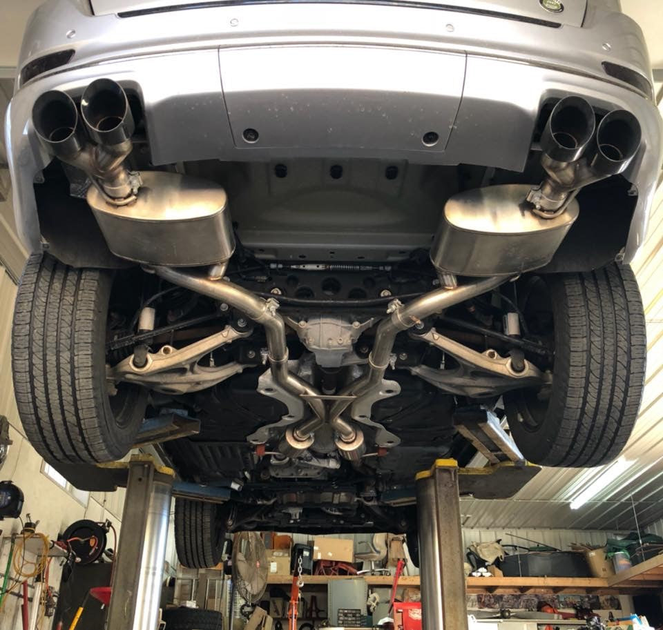 Corsa Sport Cat-Back Exhaust (Black) Jeep Grand Cherokee Summit 5.7L V8 Hemi (14-21) - KOW Performance
