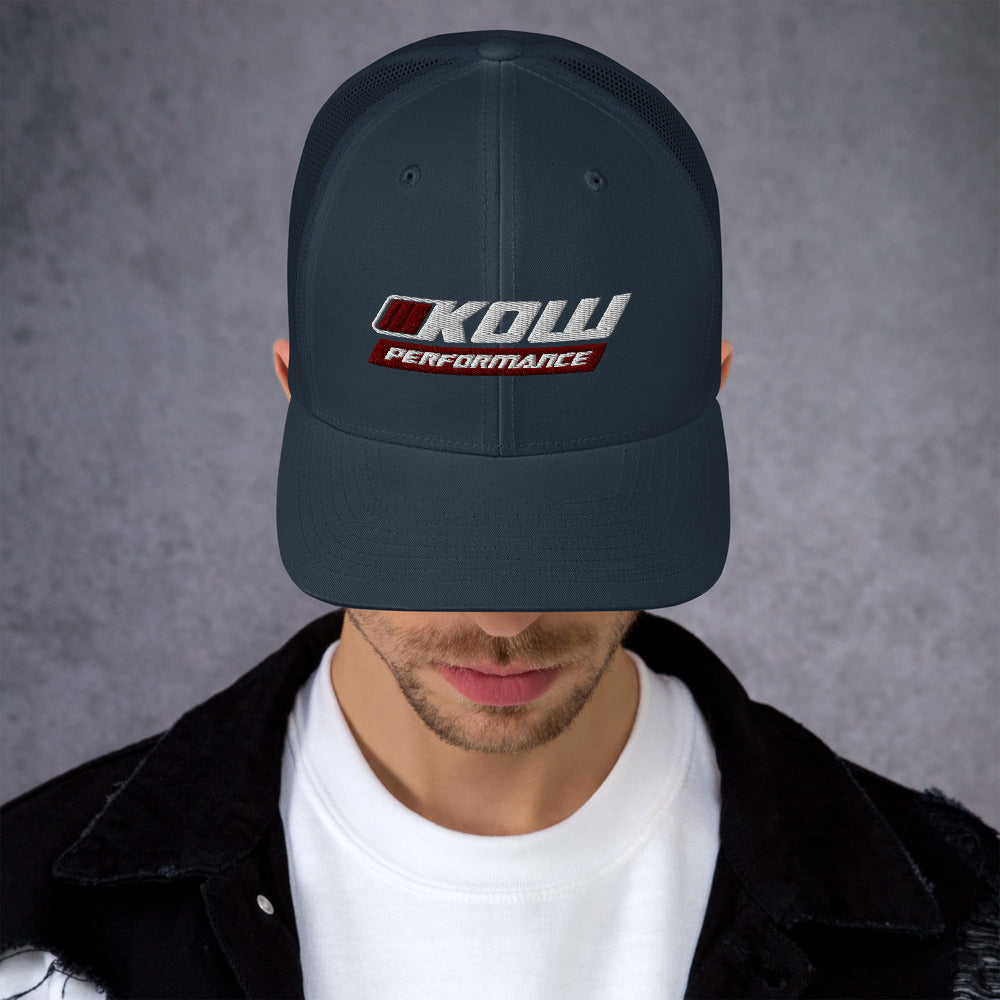 Trucker Cap - Kow Performance (White Logo) - KOW Performance
