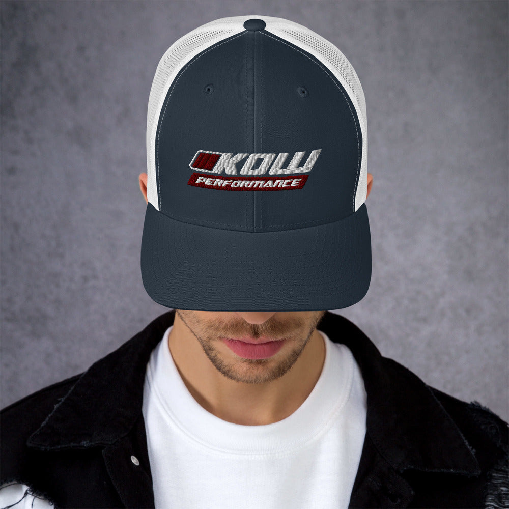 Trucker Cap - Kow Performance (White Logo) - KOW Performance