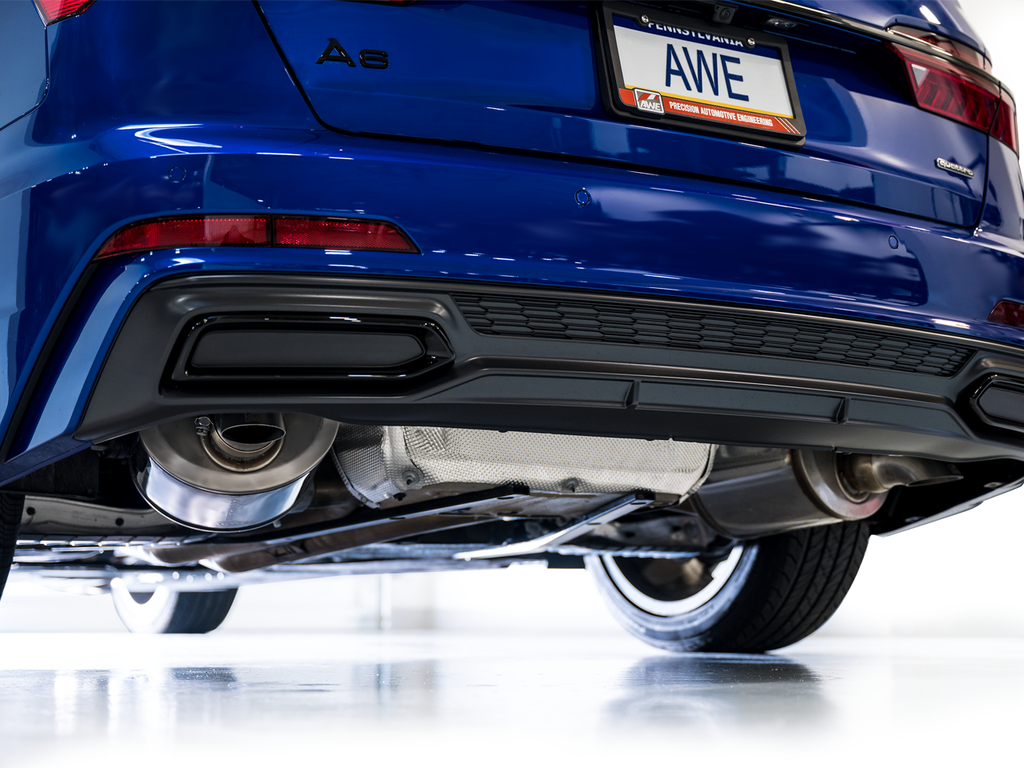 AWE Touring Edition Exhaust for Audi C8 A6/A7 - Turndowns (SKU: 3015-31003)