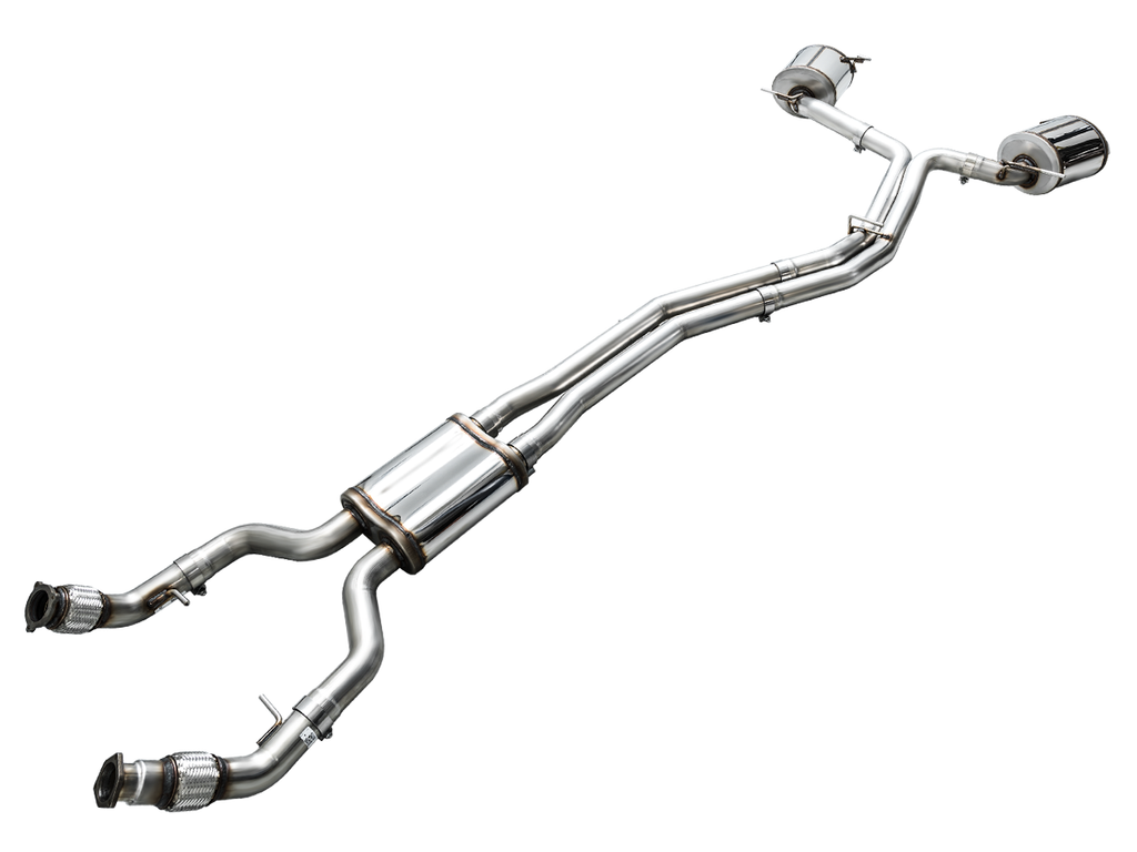 AWE Touring Edition Exhaust for Audi C8 A6/A7 - Turndowns (SKU: 3015-31003)