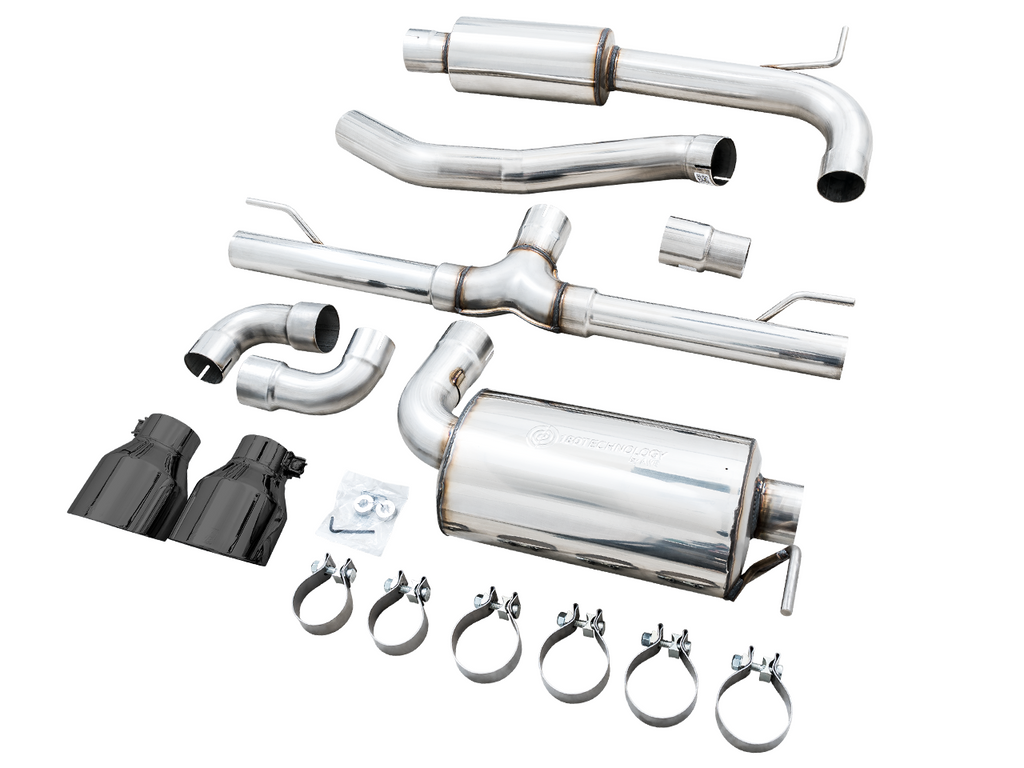 AWE Touring Edition Exhaust for VW MK8 GTI - Diamond Black Tips (3015-33658)