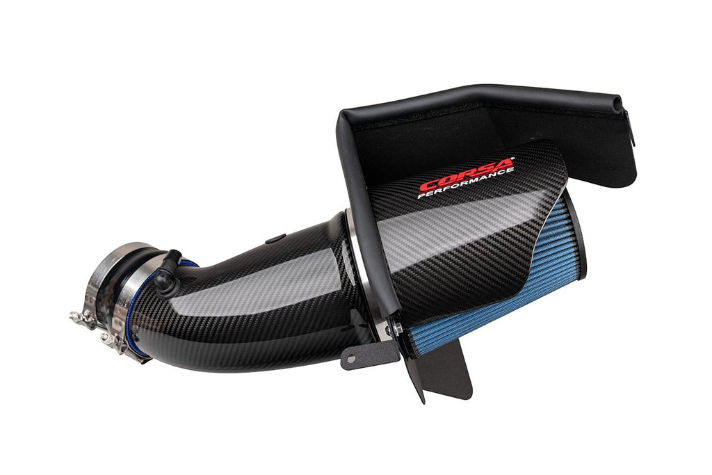 CORSA MAXFLOW OILED CARBON FIBER AIR INTAKE 2017-2021 CHALLENGER, CHARGER 6.2L - KOW Performance