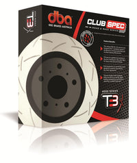 DBA 4000 T3 Slotted Brake Rotor 2012+ Jeep Grand Cherokee SRT/WK2 / Durango SRT (Front Single) - KOW Performance