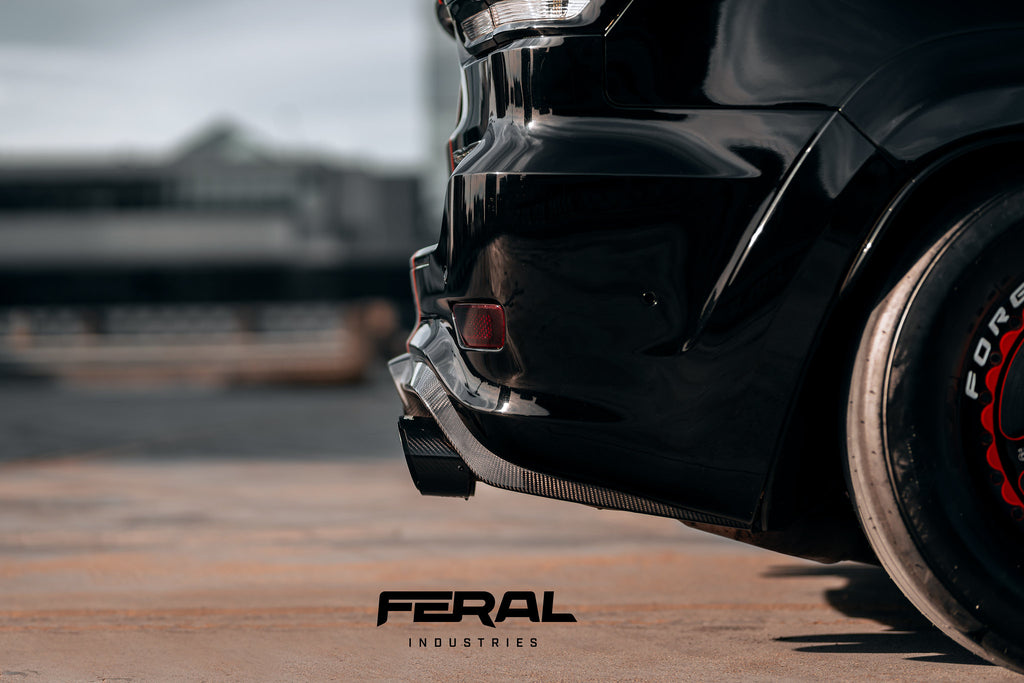 Feral Industries 2017-2022 Jeep Grand Cherokee Carbon Fiber Rear Diffuser (SRT, Trackhawk)