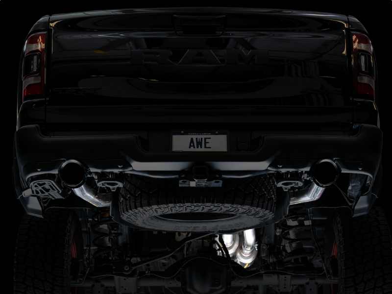 AWE OFG Exhaust / Dodge RAM 1500 TRX 6.2L SC - Diamond Black Tips - KOW Performance