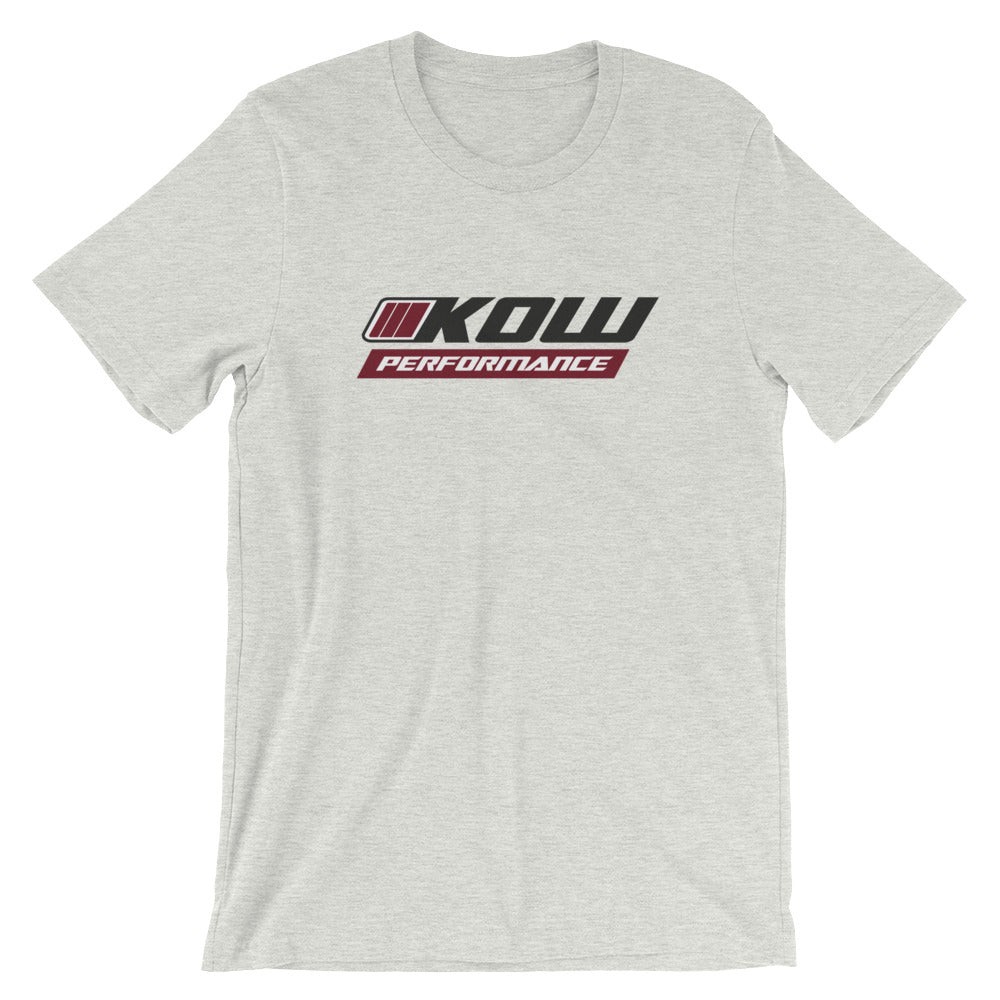KOW PERFORMANCE Short-Sleeve Unisex T-Shirt Black Logo - KOW Performance
