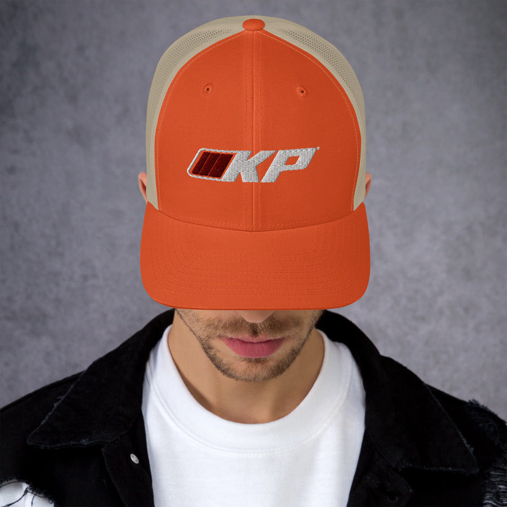 Trucker Cap - KP White Logo - KOW Performance